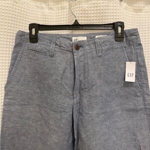 GAP Heathered Blue Trousers